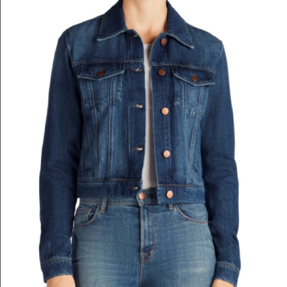 J Brand Harlow Denim Jacket Metaphor